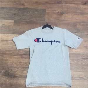 Grey champion t shirt